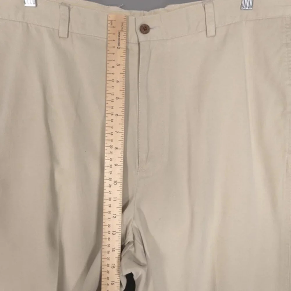 Tommy‎ Bahama Men’s Tencel Cotton Blend Pants Slacks Chino Beige Size 38